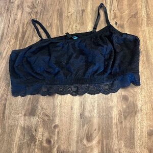 Torrid black lace bralette